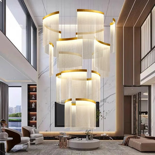 Modern Pendant Light – Alloy LED Pendant Fixture | Living & Dining Room Lamp