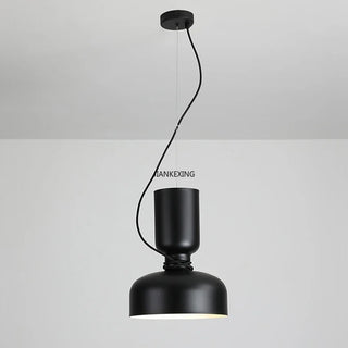 Industrial Pendant Light – Modern Wrought Iron Lighting Fixture for Bedroom & Restaurant
