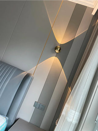 Aluminum Wall Light – Minimalist Adjustable Dual Beam Spherical Wall Sconce
