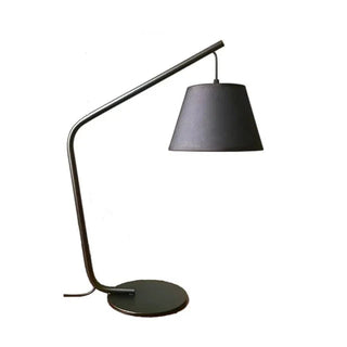 Modern black office table lamp — weighted base LED lighting