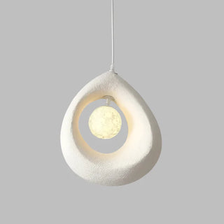 Wabi-Sabi Pendant Light – Handcrafted Organic Pendant Lamp with Soft LED Lighting