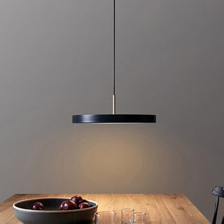 Disc-Shaped Pendant Lamp – Adjustable Hanging Lamp with Acrylic Lampshade Light