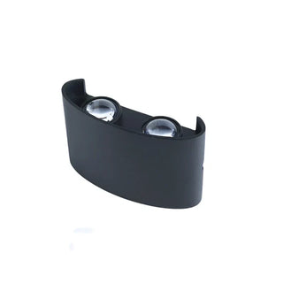 Waterproof Outdoor Wall Lamp – Black LED Up and Down Lighting | Architectural Façade Fixture