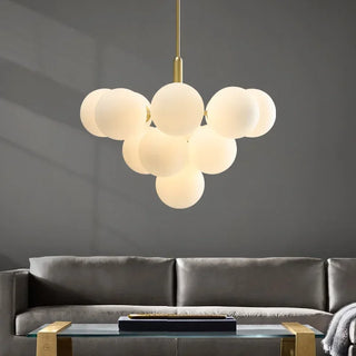 Modern Glass Chandelier – Elegant Living Room Lighting With Chrome Finish & G9 Bulb