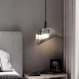 Smoked Glass Pendant Light – Modern Dining Room Lighting With Chrome Finish
