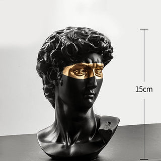 david head classical art bust resin sculpture modern decor product view