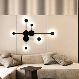 Black Iron Wall Light – Modern LED Wall Lamp With Sleek Black Metal Sconce