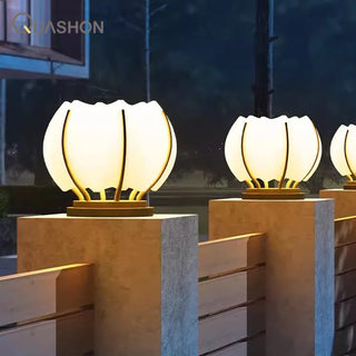 Outdoor Solar Lamp – Stainless Steel LED Garden Solar Light | Eco Friendly Lighting