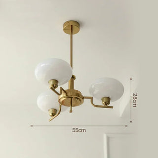 Modern Iron Chandelier – Stylish Ceiling Light with LED for Living Room Lighting