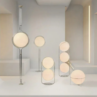 Modern Iron Floor Lamp – Energy Efficient LED Lighting With Push Button Switch