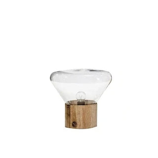 Muffins clear glass LED floor lamp — modern living room fixture
