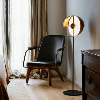 Stained Glass Floor Lamp – Post Modern Metal LED Lighting for Living Room Ambiance