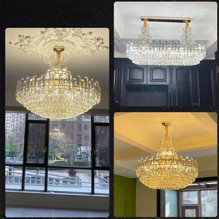 Modern Crystal Chandelier – Luxury Pendant Lighting | Dimmable LED Fixture