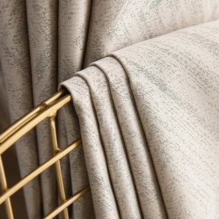 insulated blackout curtain luxury thermal drapes noise reducing floor-length panels detail