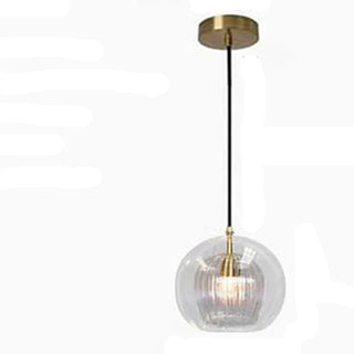 Glass Pendant Lamp – Modern Pendant Light with LED Lighting & Adjustable Height