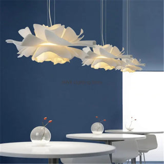 Minimalist Paper Chandelier – Soft White Bedroom Lighting | Lumavera Lighting