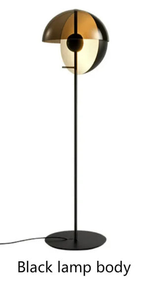 Stained Glass Floor Lamp – Post Modern Metal LED Lighting for Living Room Ambiance