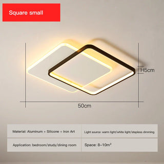 Dimmable LED Ceiling Light – Modern Frosted Design with Adjustable Soft Lighting