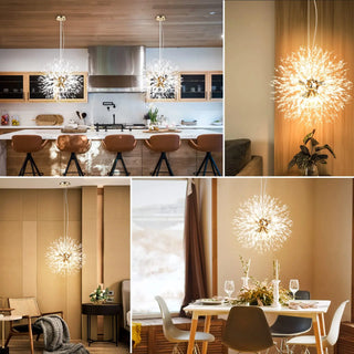 Modern Crystal Ceiling Light – Adjustable Brightness LED Fixture for Bedroom & Living Room