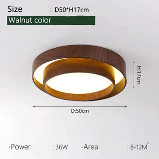Modern LED Ceiling Light – Metal Surface Mount Fixture for Living Room Lighting
