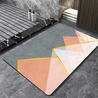 luxury eco-friendly rubber bath mat front view