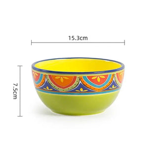 hand-painted ceramic dinnerware earthworks artisan crafted porcelain plates bowls set feature view