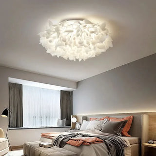 Modern Ceiling Light – Floral Ceiling Fixture With Soft Lighting & Remote Control