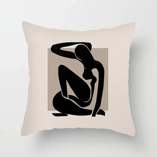 pattern pillowcases abstract cushion covers durable polyester cotton fabric lifestyle view