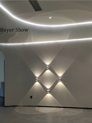 Aluminum Wall Light – Minimalist Adjustable Dual Beam Spherical Wall Sconce