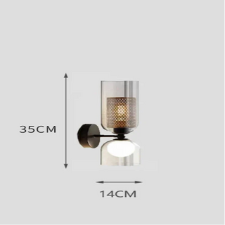 Interior Wall Light – Transparent Glass Wall Lamp | Modern LED Lighting Fixture