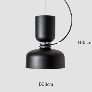 Industrial Pendant Light – Modern Wrought Iron Lighting Fixture for Bedroom & Restaurant