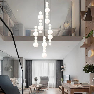 Modern Iron Pendant Light - Adjustable Dining Room Lighting with LED Energy Saving