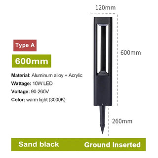Outdoor LED Bollard – Aluminum Light Post | Energy Saving Garden Lighting