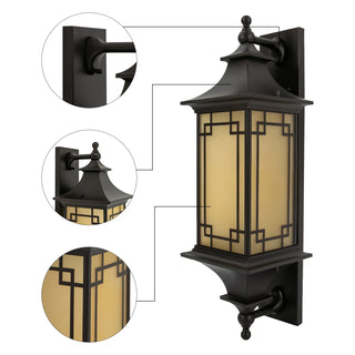 Exterior Wall Light – Aluminum & Glass Modern Outdoor Lighting by Lumavera