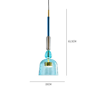 Colorful Pendant Lamp – Nordic Style Geometric Pendant Light with LED Energy Efficient Lighting