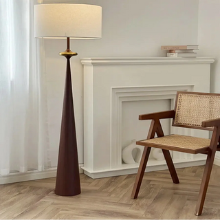 Japanese Design Floor Lamp – Modern Wabi-Sabi Home Decor With Soft LED Light