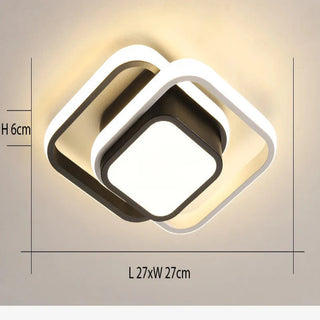 Ceiling Light – Modern LED Ceiling Fixture with Remote Control | Soft Warm Lighting