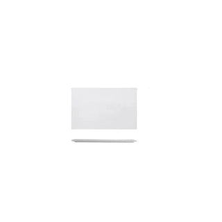 ceramic serving tray earthworks handcrafted rectangle porcelain display plate top view
