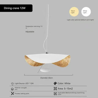 Modern LED Pendant Light – Metal Alloy Pendant with Adjustable Color Temperature