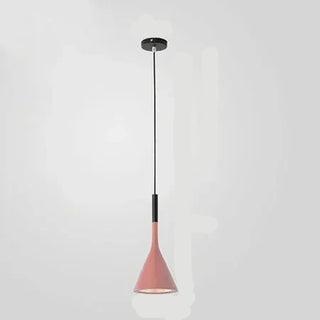 Conical Aluminum Pendant | Adjustable Cable Lighting - Matte Finish Light Fixture