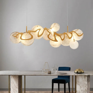 Modern Pendant Light – Alloy Cord Lighting With Dimmable LED & Remote Control