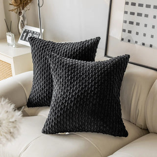 oslo cushion covers woven polyester cotton modern minimalist 40x40 to 50x50 cm natural view