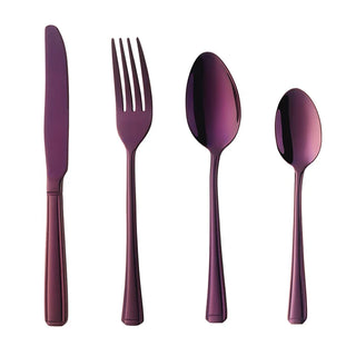 luxury stainless steel cutlery modern dining set durable eco-friendly flatware lifestyle view