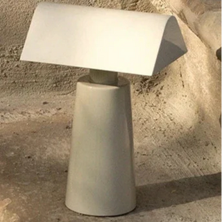 Portable Table Lamp – Minimalist Touch Control Lamp with Soft Light & Oven-Bake Finish