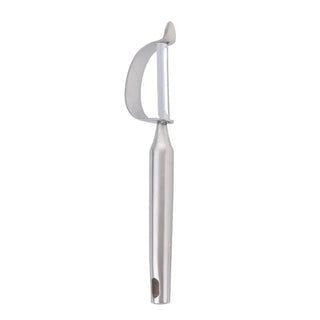 stainless steel peeler easy grip kitchen modern food prep tool vegetables side view