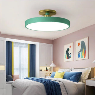 Aluminum LED Ceiling Light – Modern Minimalist Fixture with Soft Ambient Lighting