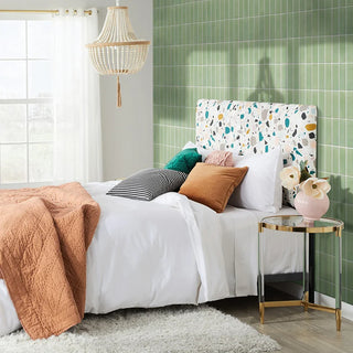 wall tile panels vinyl self adhesive eco friendly waterproof pastel green design side view