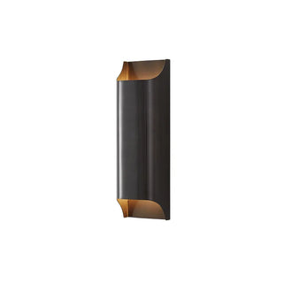 Gold Brass Wall Light – Bi Directional Metal Wall Sconce for Living Room Lighting