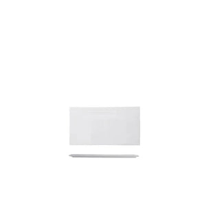 ceramic serving tray earthworks handcrafted rectangle porcelain display plate lifestyle view