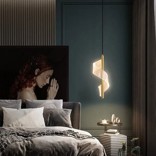 Modern Suspension Light – Spiral Pendant Lamp with PVC Lampshade & LED